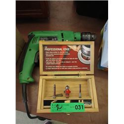 1/2" Drill & Case Router Bits