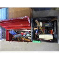 Tool Box & Tote of Tools