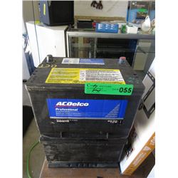 2 AC Delco Batteries