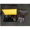 Image 1 : Box of Crafting Supplies, Gumout Lube Kit & More