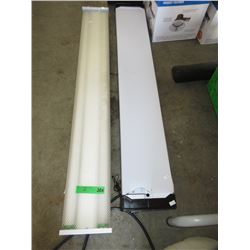 2 Fluorescent Light Fixtures
