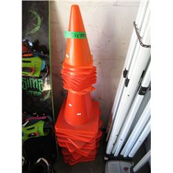 New -17 Large Traffic Cones & 16 Small