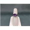 Image 1 : Amethyst & Diamond Dinner Ring