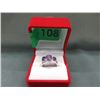 Image 2 : Amethyst & Diamond Dinner Ring