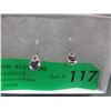 Image 1 : New Diamond & Amethyst Earrings
