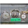 Image 1 : 3 Vintage Alarm Clocks