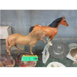 2 Breyer Horse Figurines
