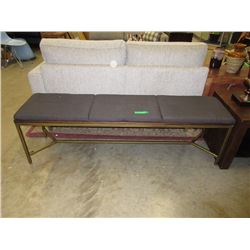 New Stylus Upholstered Bench with Metal Frame