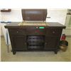 Image 1 : New Condo Size Buffet with Built In Wine Rack