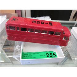 1950s Midge Toy 5.5" Red Bus