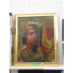 1992 Khadiki Mixed Media on Canvas