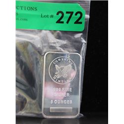5 Oz. Sunshine Minting .999 Silver Bar