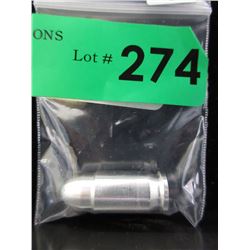 1 Ounce .999 Silver 3-D Bullet