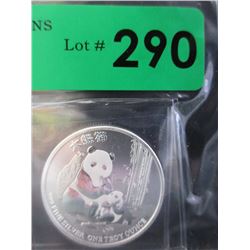 1 Oz. Niue .999 Silver Panda Coin