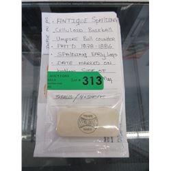 Antique Spalding Celluloid Ball Counter