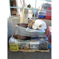 Wrapped Skid of Storage Locker Goods