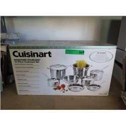 New Cuisinart Stainless Steel Cookware Set