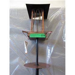 New Copper Tone Bird Feeder w/ Squirrel Baffle