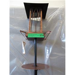 New Copper Tone Bird Feeder w/ Squirrel Baffle