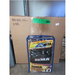 Case of 24 Pairs of New MMA Gloves - Size XL