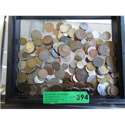 3 Pounds of Assorted Coins and Tokens