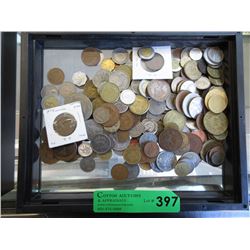 3 Pounds of Assorted Coins and Tokens