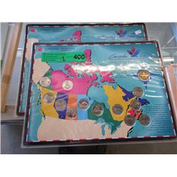 2 Canada 125 Commemorative Coin Sets