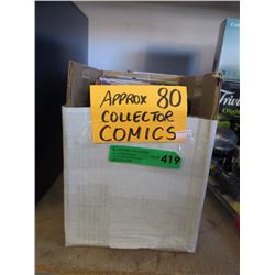 Approximately 80 Comic Books