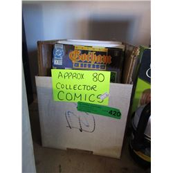 Approximately 80 Comic Books