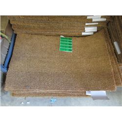 3 New Vinyl Back Coir Door Mats