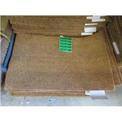 3 New Vinyl Back Coir Door Mats