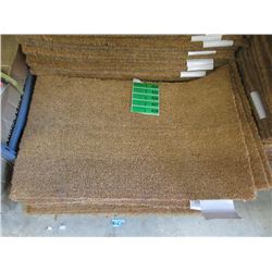 3 New Vinyl Back Coir Door Mats