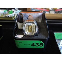 Ladies New in Box August Steiner Gold Ingot Watch