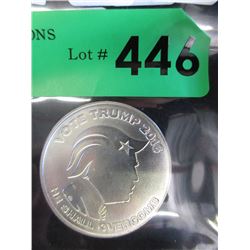 1 Ounce .999 Fine Silver "Donald Trump" Round