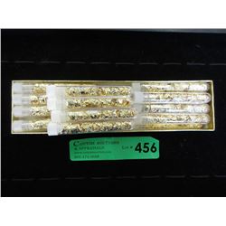 20 Three Inch Vials of Decorative Gold Leaf