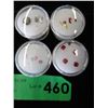 Image 1 : 4 Gem Jars Containing 19 Assorted Gems