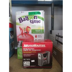 Helium Balloon Inflator & Air Compressor