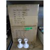 Image 1 : 2 Cases of White Candle Holders