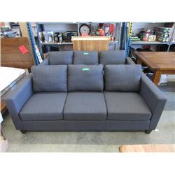 New Grey Upholstered 77" Sofa
