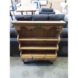 Wall Mount Pine Hutch