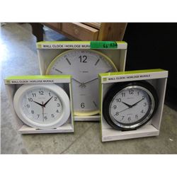 3 New Clocks