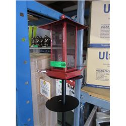 New Metal Bird Feeder with Double Squirrel Baffle