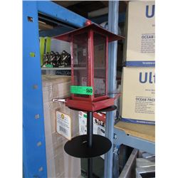 New Metal Bird Feeder with Double Squirrel Baffle