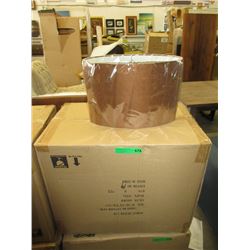 Case 6 New Bella Casa Brown Oval Lamp Shades