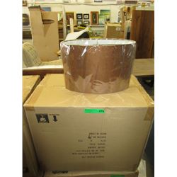 Case 6 New Bella Casa Brown Oval Lamp Shades