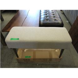 New Porter Condo Size Upholstered Bench - Beige