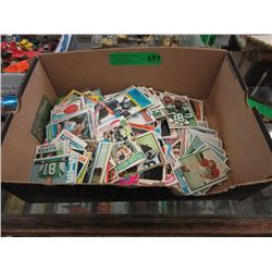 Box of Assorted Sports Trading Cards
