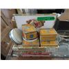 Image 1 : 2 Cigar Boxes & 8 Vintage Containers