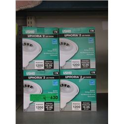 4 LED 17 Watt Floodlight Bulbs