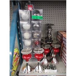 22 New Candle Holders & Decorative Globes
